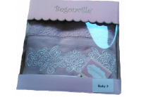 Махровое полотенце Begonville. Ruby 3 pink