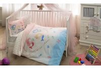 Постельное белье в детскую кроватку TAC. Princess Story Pink
