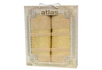 Набор махровых полотенец Atlas. Medusa Beige, 2 предмета