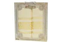 Набор махровых полотенец Atlas. Medusa Cream, 2 предмета
