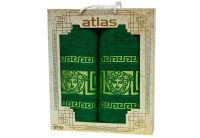 Набор махровых полотенец Atlas. Medusa Green, 2 предмета