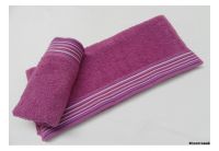 Полотенце махровое Arya. Gizem фиолетового цвета
