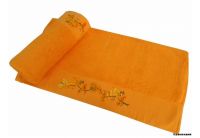 Полотенце махровое Altinbasak. Elara оранжевого цвета