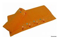 Полотенце махровое Altinbasak. Emma оранжевого цвета