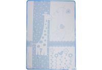 Хлопковое детское одеяло Vladi Люкс. Чунга-Чанга голубой, размер 100х140 см