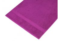 Махровое полотенце Arya. Однотонное Miranda Soft лилового цвета